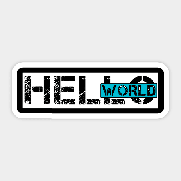 Hello world Sticker by Menu.D